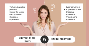 online shopping vs offline shopping